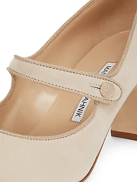 Campariba Suede Block-Heel Pumps