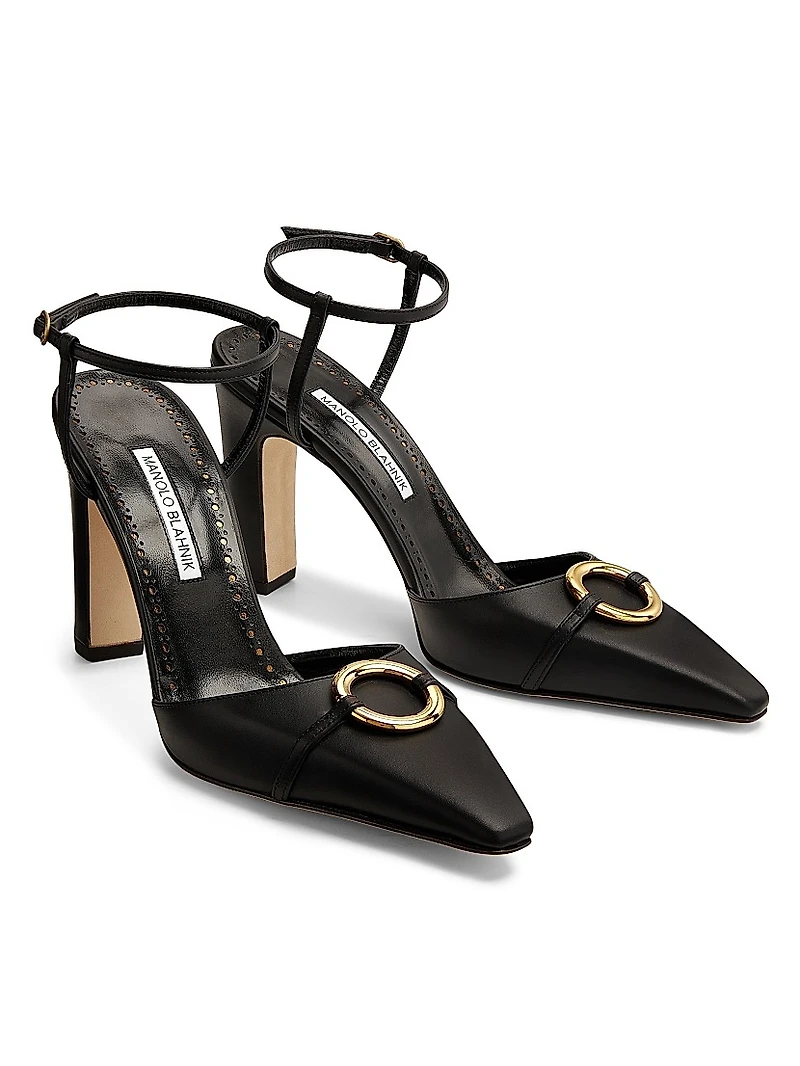 Querelle Embellished Leather Pumps