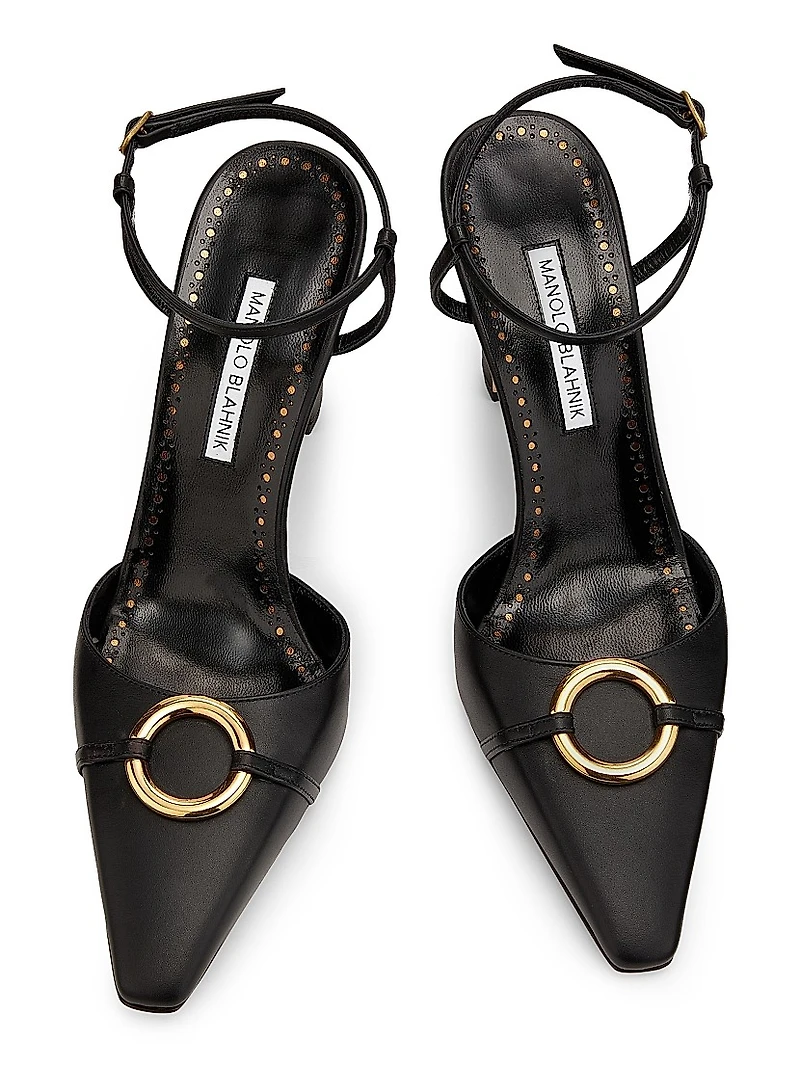 Querelle Embellished Leather Pumps