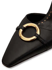 Querelle Embellished Leather Pumps