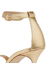 Chaos Metallic Leather Sandals