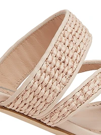 Susa Woven Leather Heeled Sandals