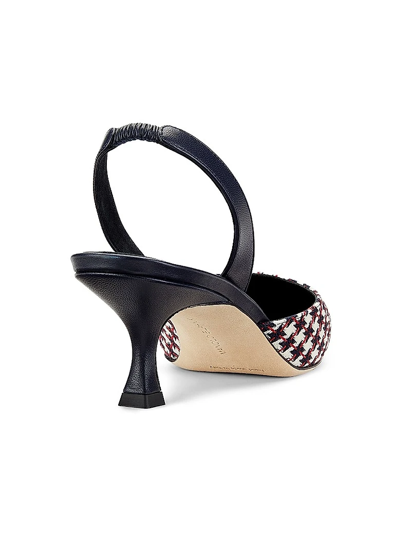 Carolyne Tweed Slingback Pumps