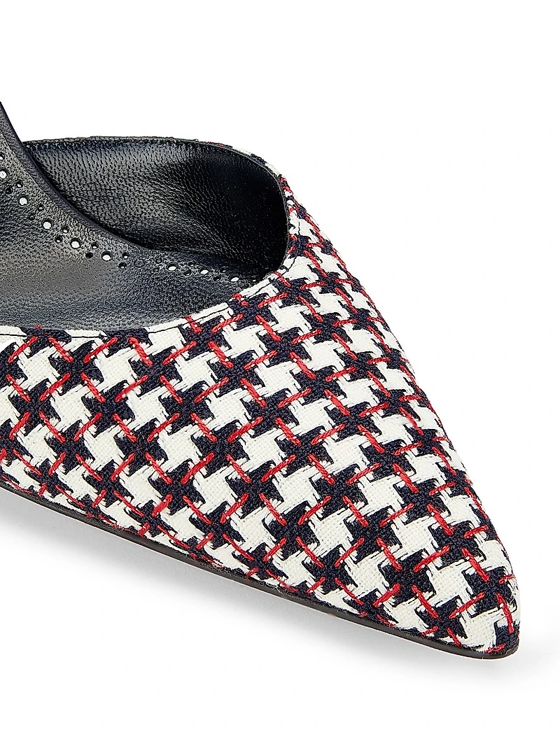 Carolyne Tweed Slingback Pumps