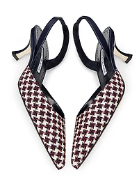 Carolyne Tweed Slingback Pumps