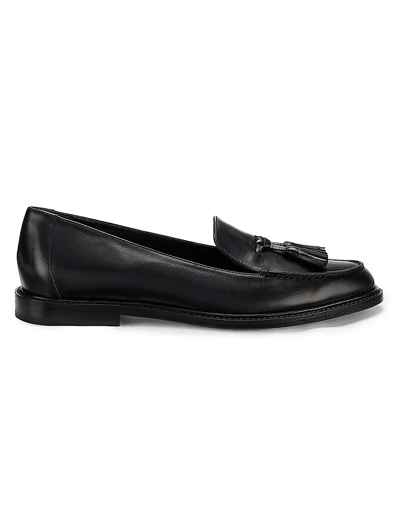 Bucky Tassel Leather Loafers