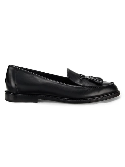 Bucky Tassel Leather Loafers