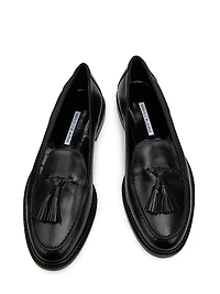 Bucky Tassel Leather Loafers