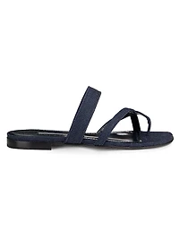 Susaperf Cotton Flat Sandals