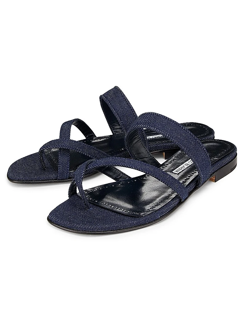 Susaperf Cotton Flat Sandals
