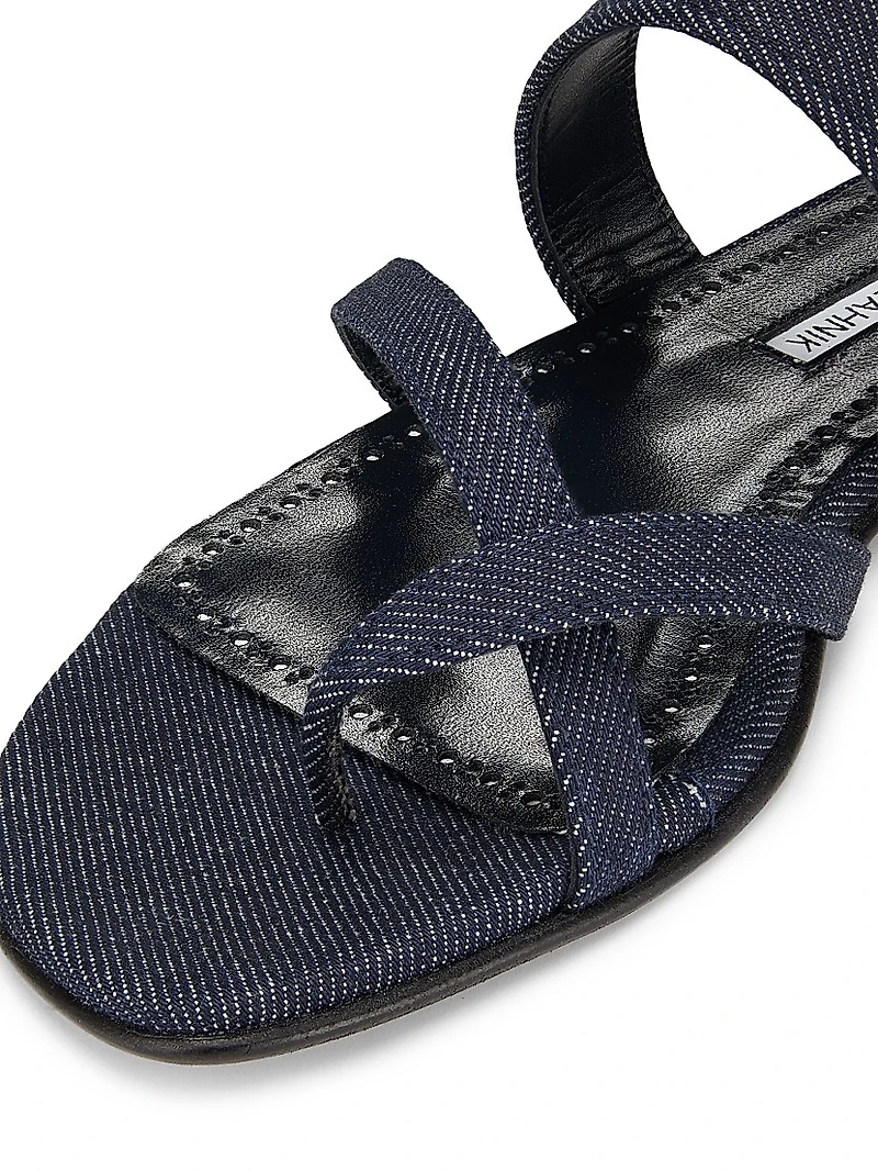 Susaperf Cotton Flat Sandals