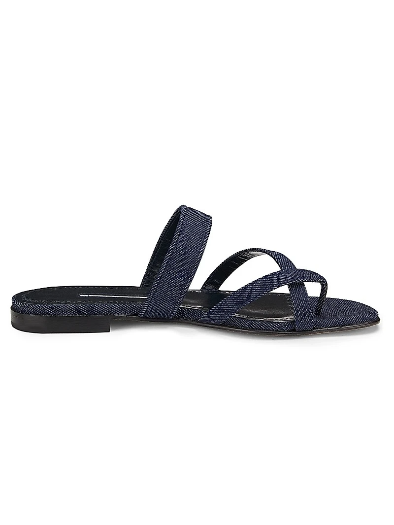 Susaperf Cotton Flat Sandals
