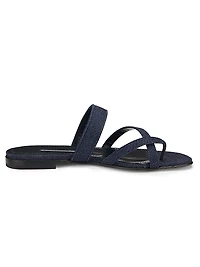 Susaperf Cotton Flat Sandals