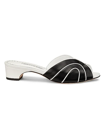 Nikabo Leather Sandals