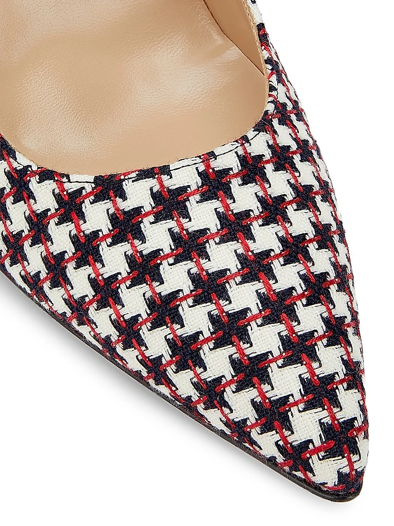 Tweed Stiletto Pumps
