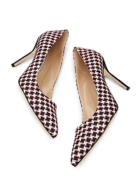 Tweed Stiletto Pumps