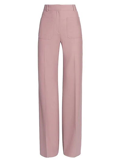 Alina Straight-Leg Trousers
