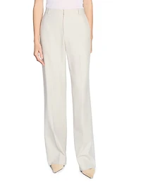 Classic Cotton Straight-Leg Trousers