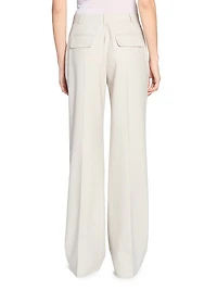 Classic Cotton Straight-Leg Trousers