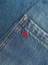 Alina Regular Mid-Rise Straight-Leg Jeans