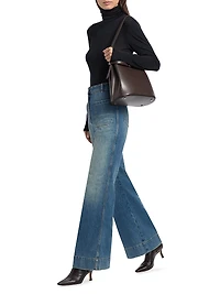 Alina Regular Mid-Rise Straight-Leg Jeans
