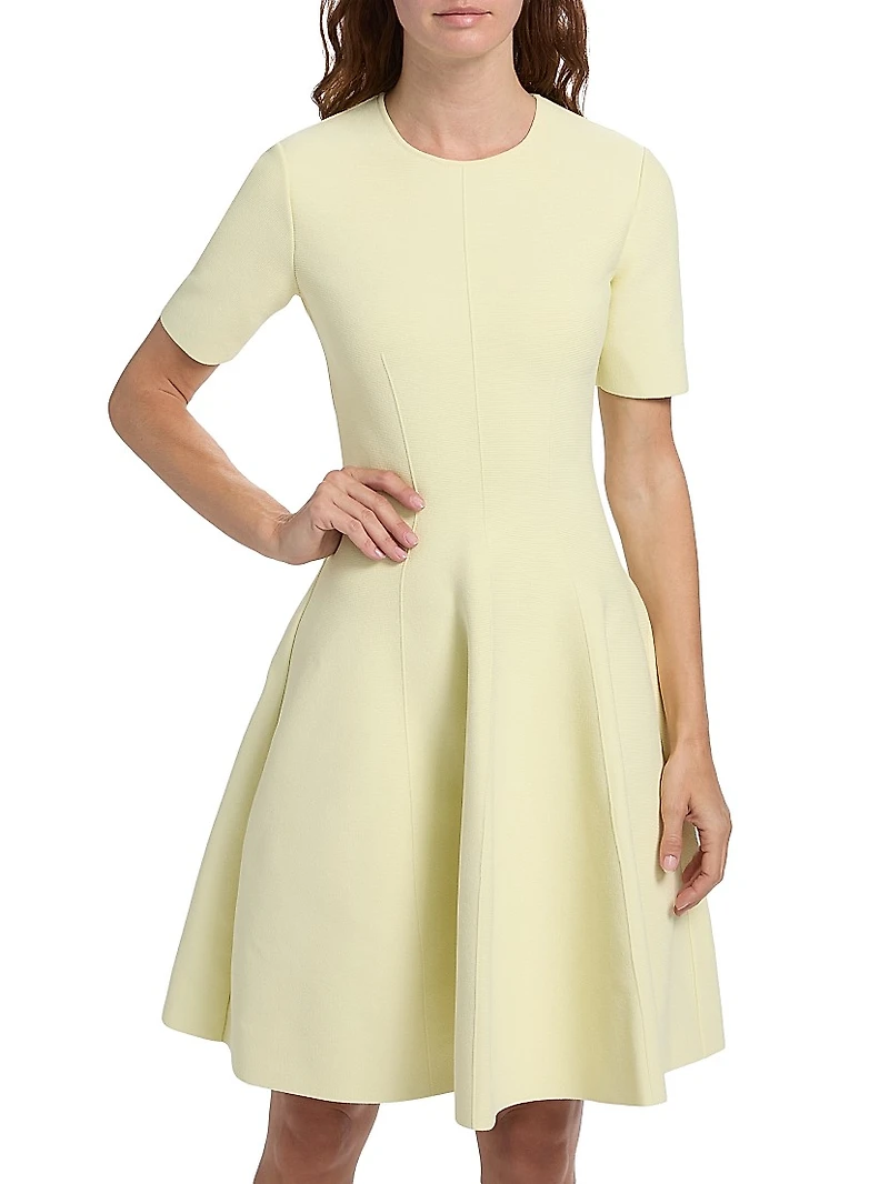 Volume Seam Minidress