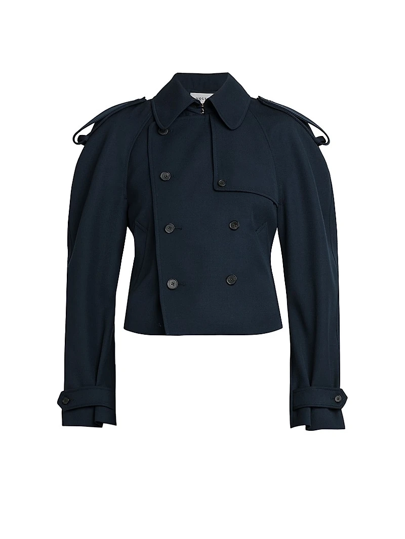 Cavalry Wool Twill Trench Jacket
