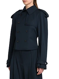 Cavalry Wool Twill Trench Jacket