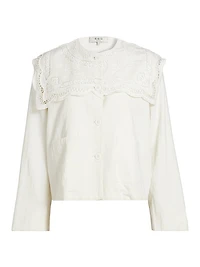 Marie Embroidered Cotton Jacket
