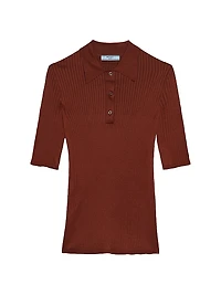 Cotton Polo Sweater