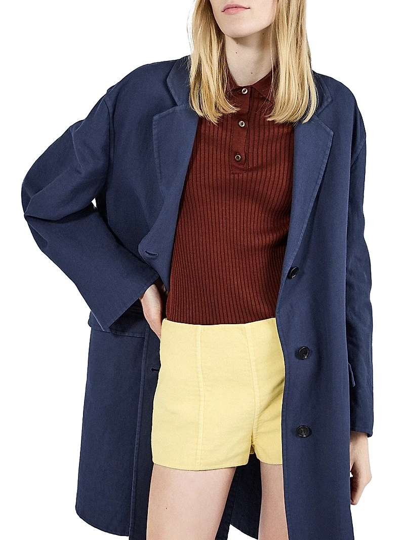 Cotton Polo Sweater