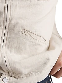 Chambray Blouson Jacket