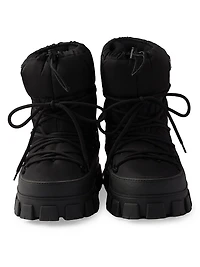 Re-Nylon Gabardine Après Ski Booties