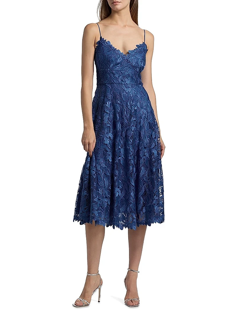 Ainslie Lace Midi Cocktail Dress
