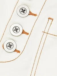 Cindy Stitched Cotton-Blend High-Rise Jean