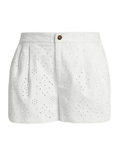 Alyssa Broderie Anglaise Shorts