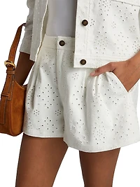 Alyssa Broderie Anglaise Shorts
