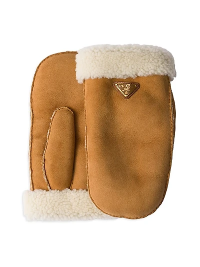 Suede Sheepskin Mittens