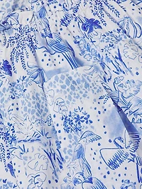 Natalia Printed Cotton Shorts