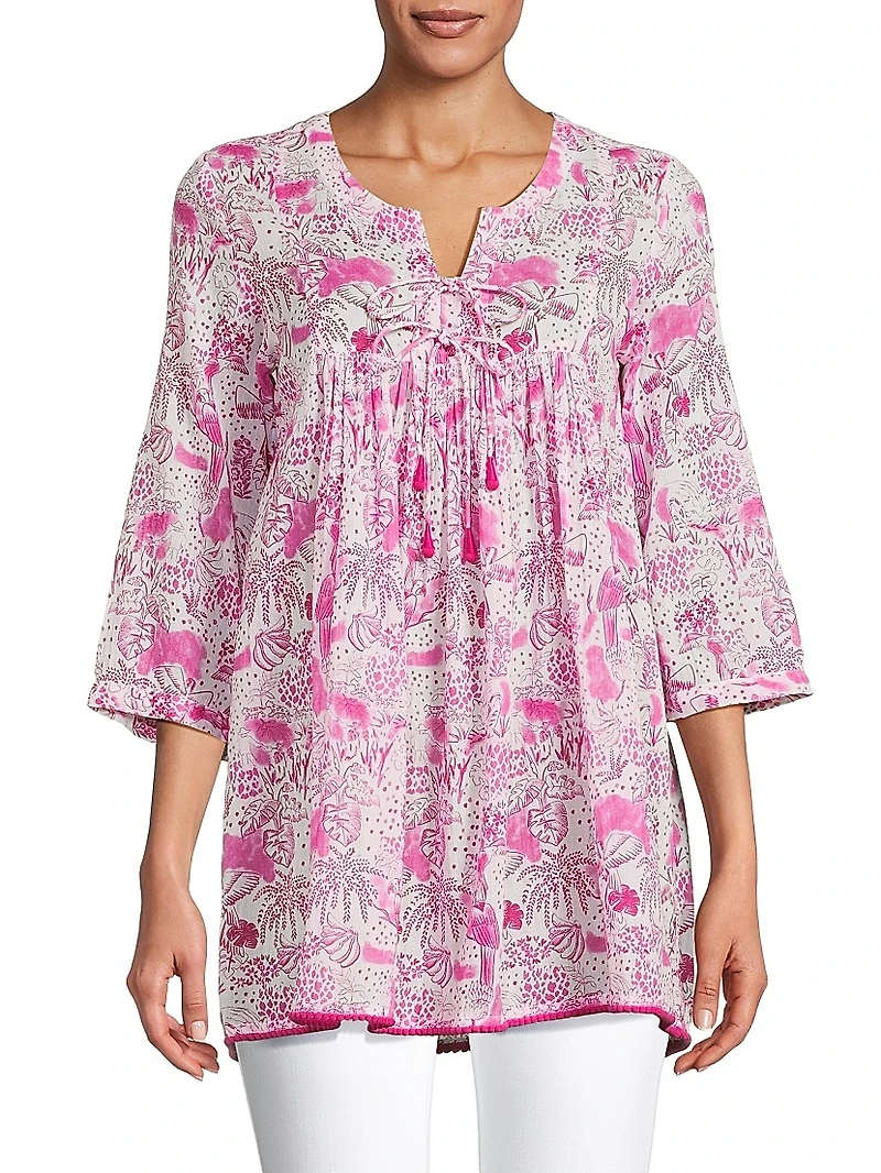 Seychelles Floral Cotton Tunic