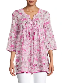 Seychelles Floral Cotton Tunic