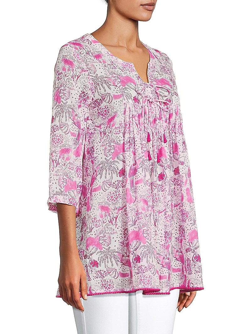 Seychelles Floral Cotton Tunic