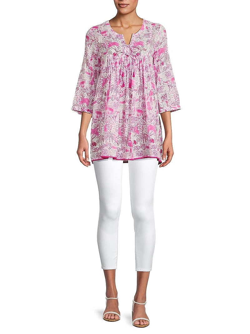 Seychelles Floral Cotton Tunic