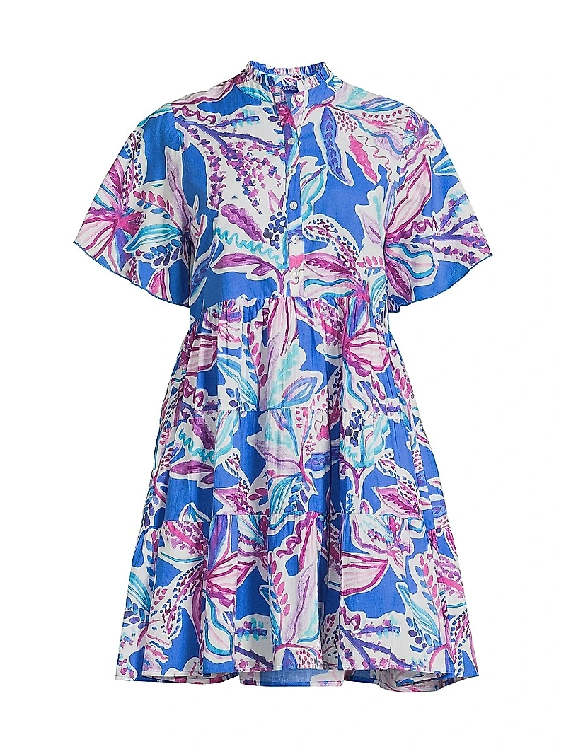 Vibeka Floral Cotton Shirtdress