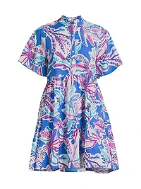 Vibeka Floral Cotton Shirtdress