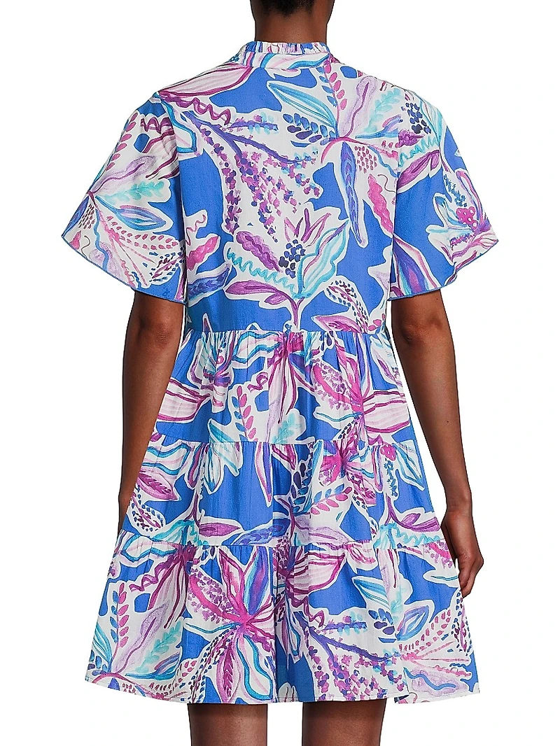 Vibeka Floral Cotton Shirtdress