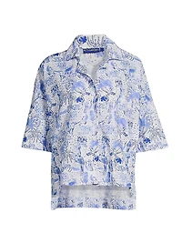 Natalia Floral Cotton Shirt