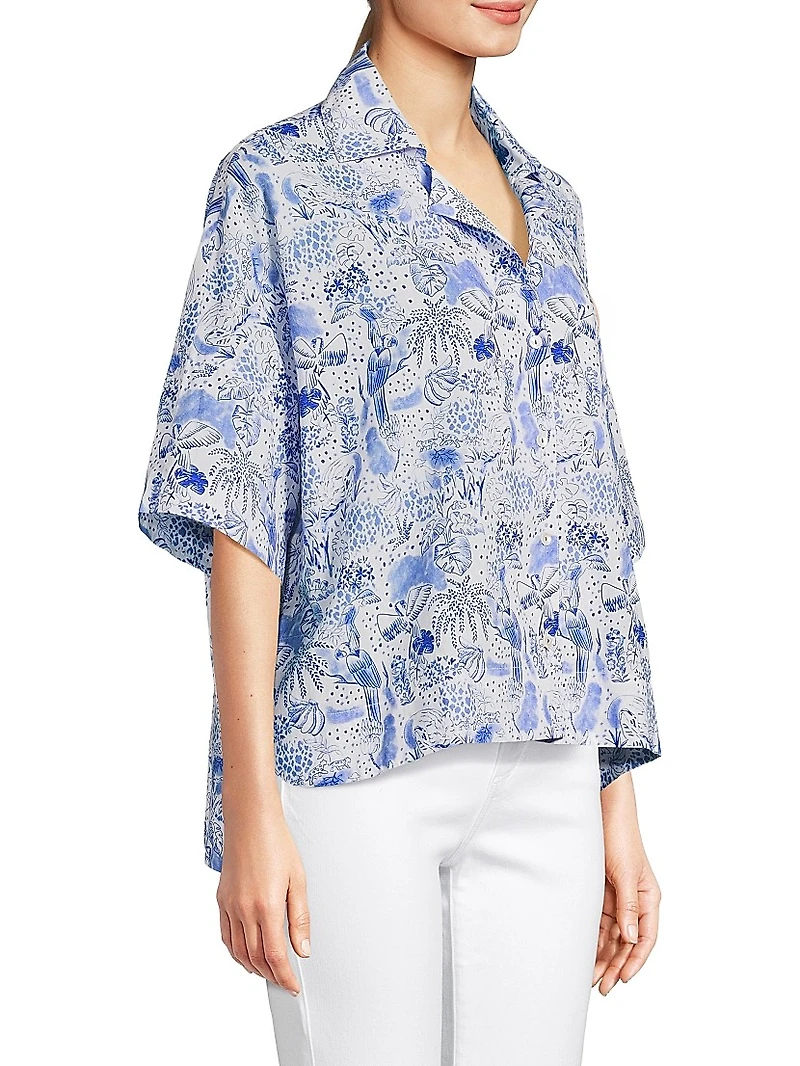 Natalia Floral Cotton Shirt