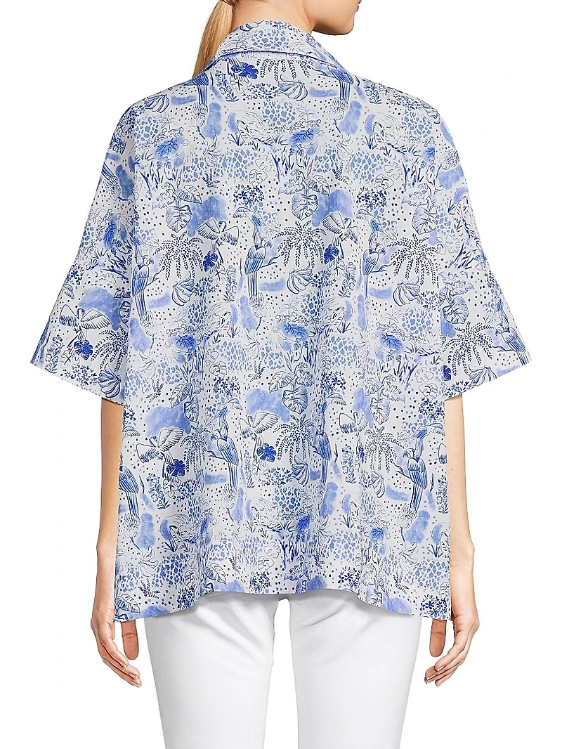Natalia Floral Cotton Shirt