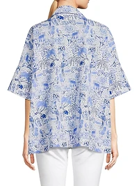 Natalia Floral Cotton Shirt